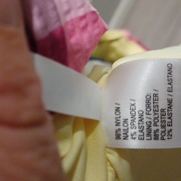 Gianni Bini Designer x Jess Southern Garden Plaid Chain Belt 1 PC Swimsuit SZ XS - Picture 8 of 15